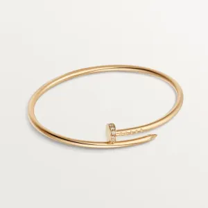0.18CTW Diamond Gold Cuff Bangle Bracelet