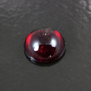 13mm Round Flat Back Acrylic Cabochons, Garnet, pk/12
