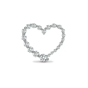 18ct White Gold Diamond Pendant