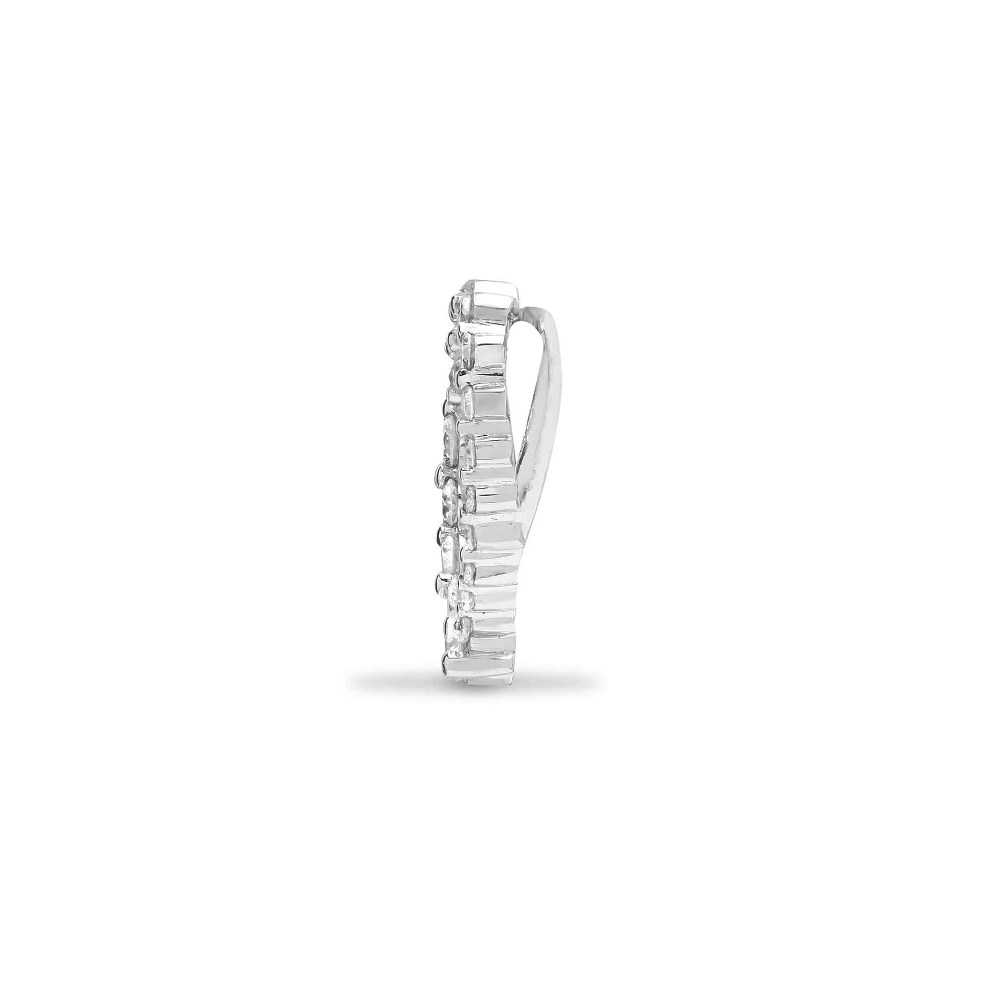 18ct White Gold Diamond Pendant