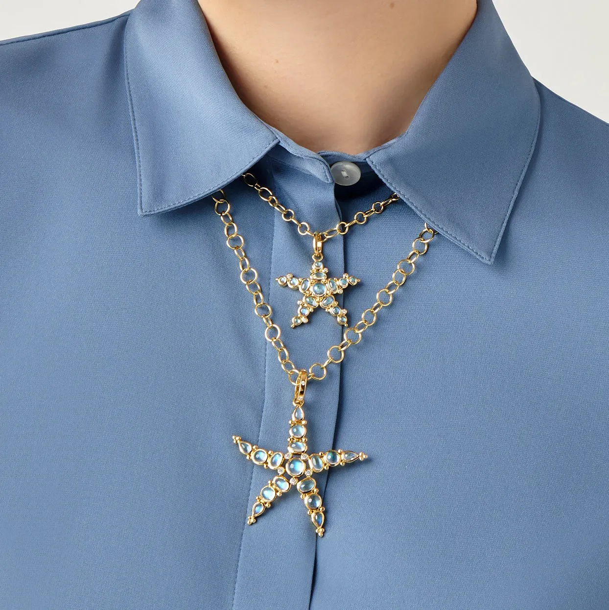18K Sea Star Pendant