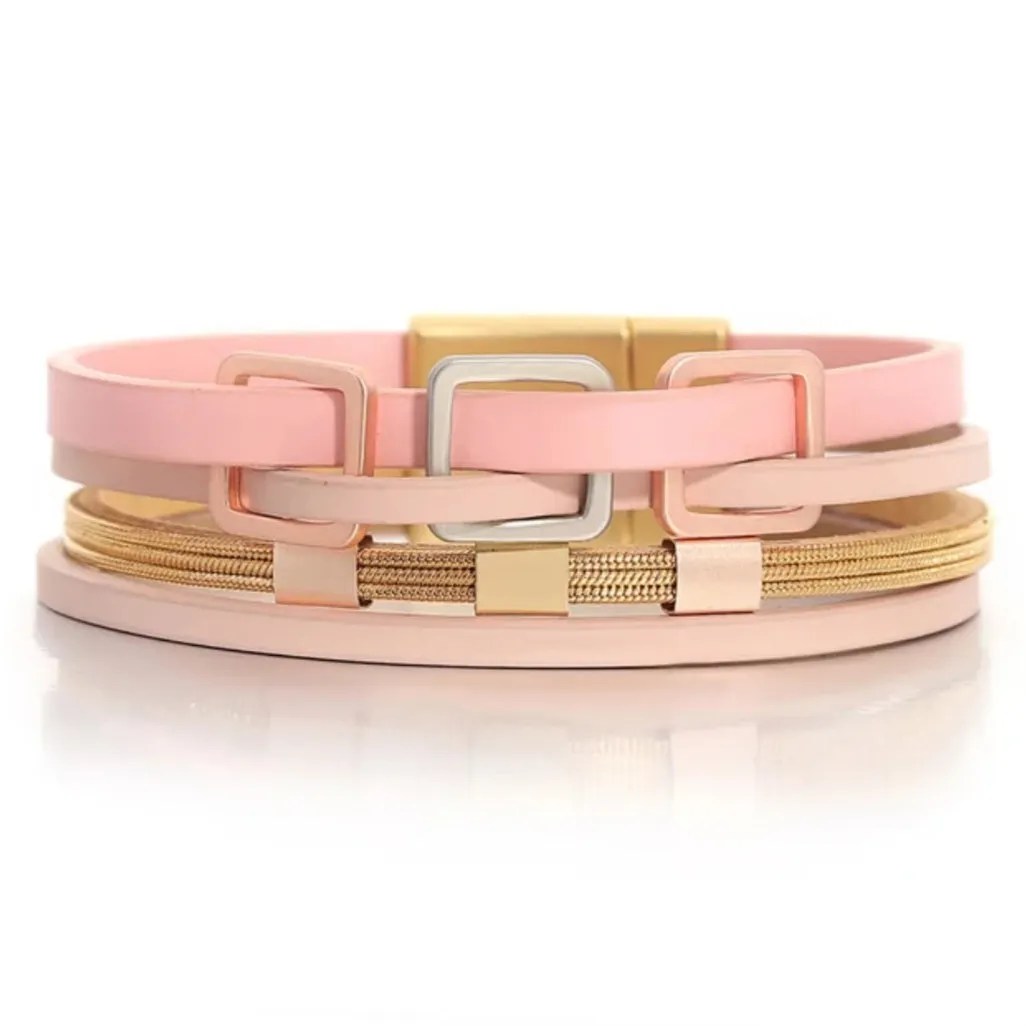 3 Square cuff Bracelet