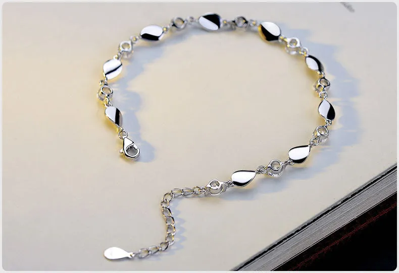 AAA  Zircon-Encrusted S925 Sterling Silver Bracelet