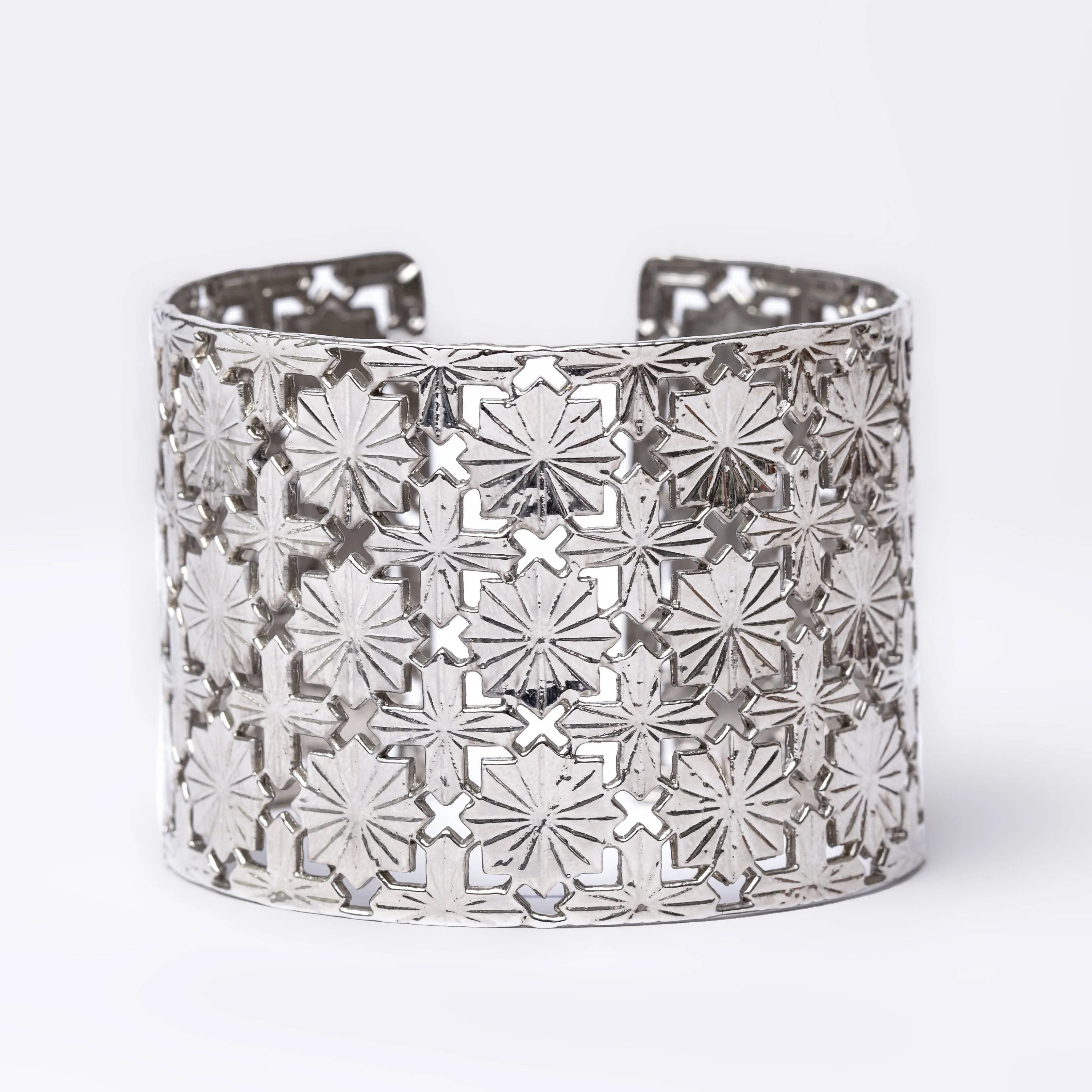 Abla Silver Cuff Bracelet