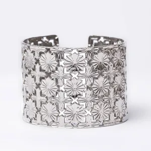 Abla Silver Cuff Bracelet