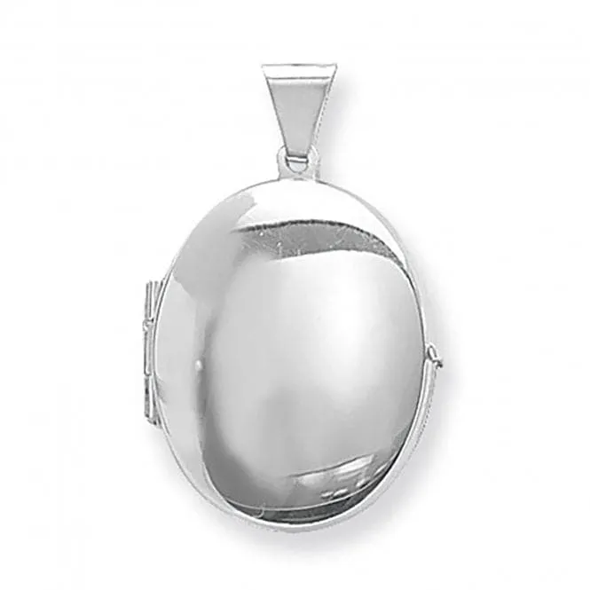 Acotis Silver Locket Oval G6581