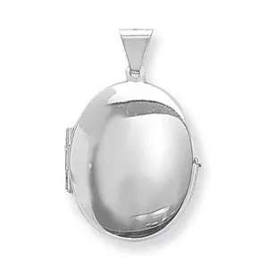 Acotis Silver Locket Oval G6581