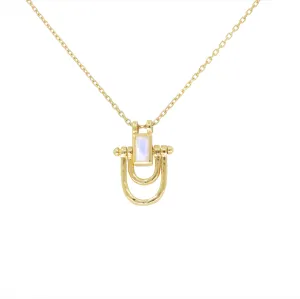 Allegra Moonstone Gold Necklace