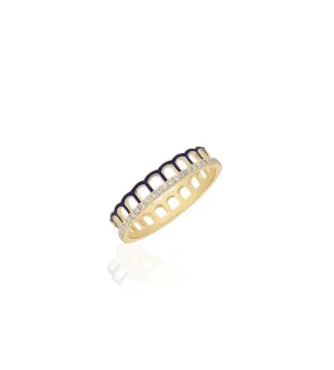 Alma Lapis Arch Ring