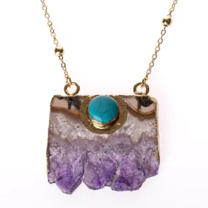 Amethyst Eye Necklace