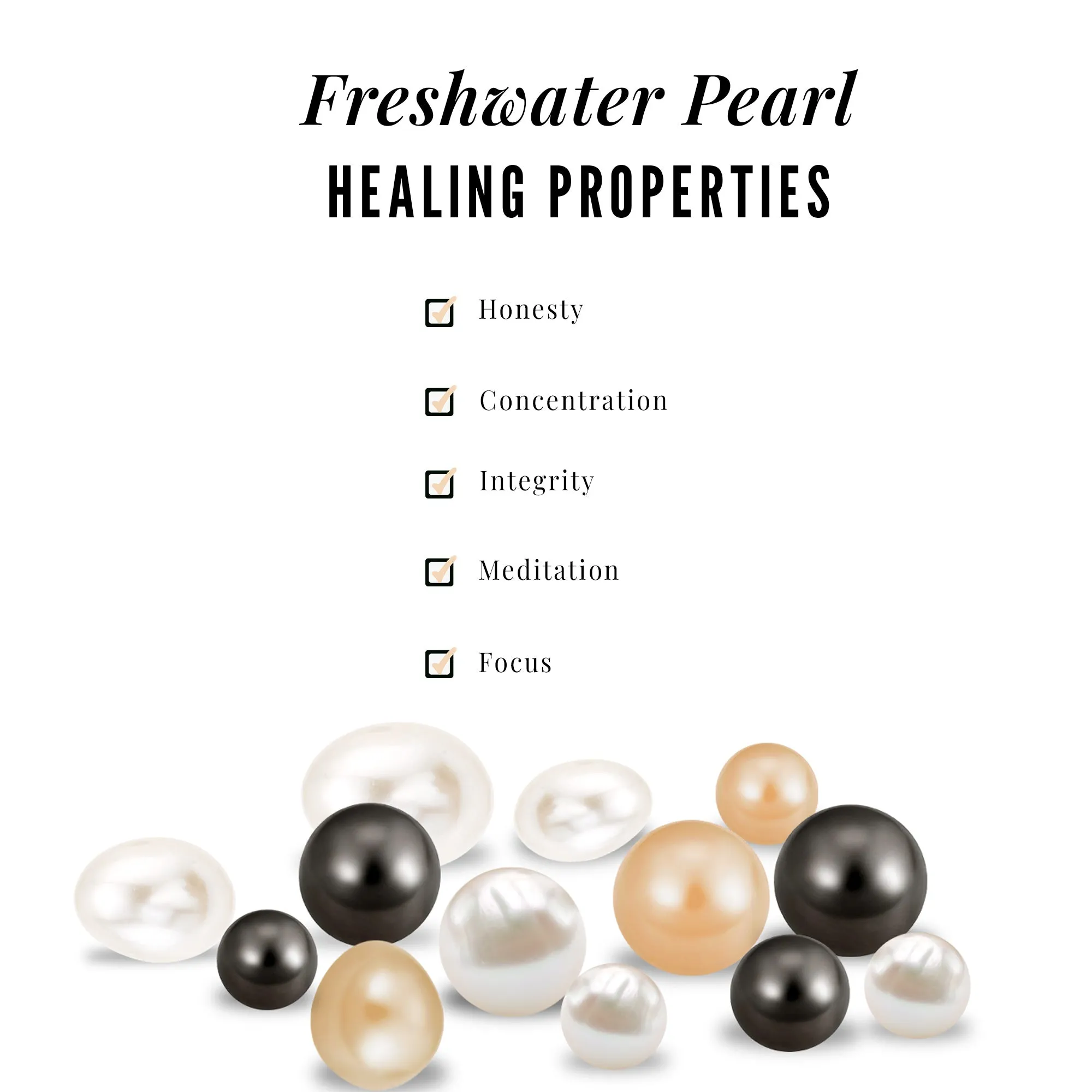 Bead Set Round Freshwater Pearl Solitaire Pendant
