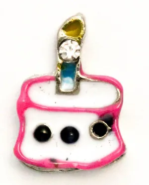 Birthday Cake Locket Charm