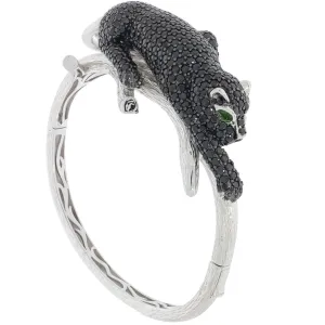 Blue Spinel Sterling Silver Bracelet with Accent