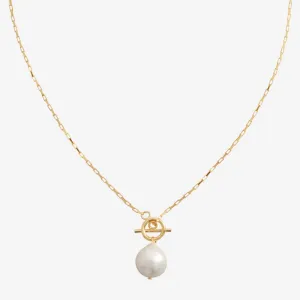 BOLD PEARL NECKLACE Gold