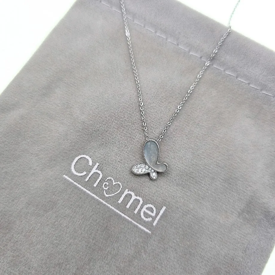 Butterfly Mother of Pearl Necklace