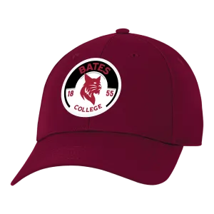 Cap with BATES COLLEGE 1855 & Bobcat Icons
