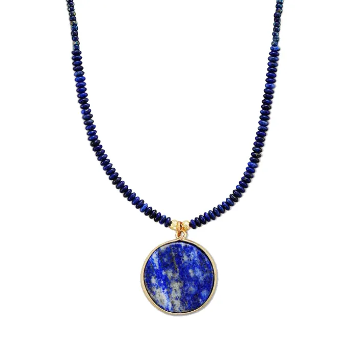 Collier Apaisant en Lapis Lazuli: Sagesse Profonde et Élégance