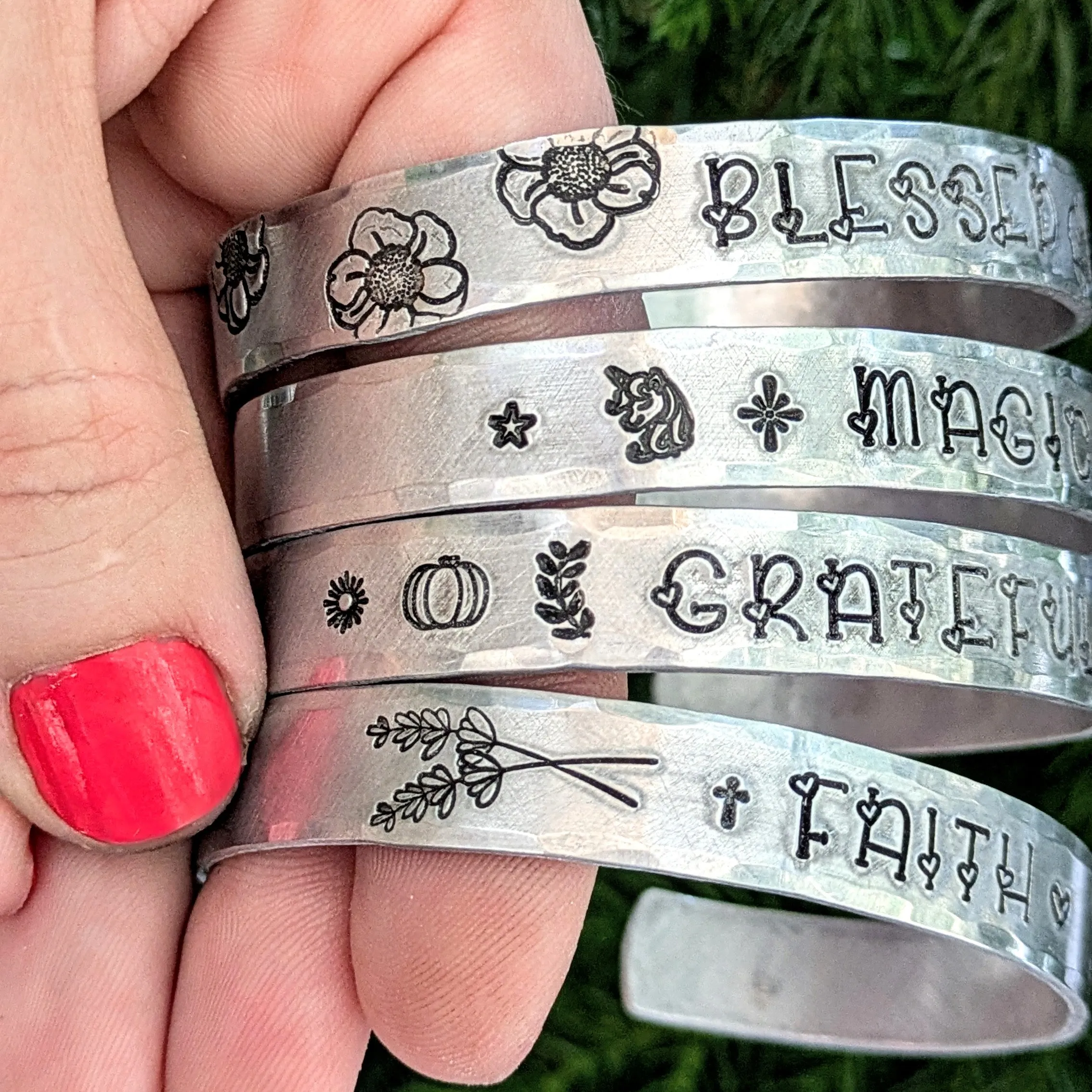 Custom Cuff, Adjustable, Personalized
