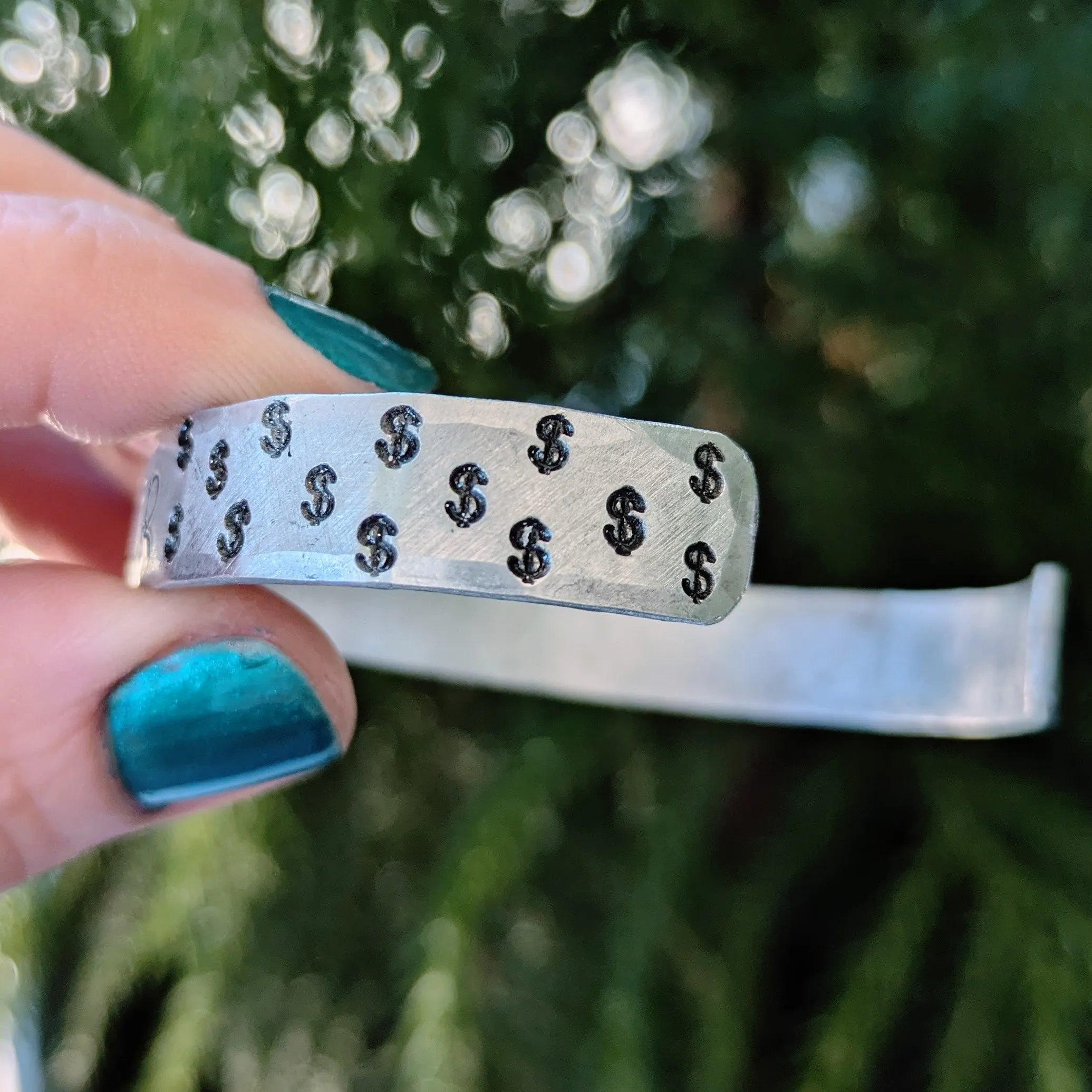 Custom Cuff, Adjustable, Personalized