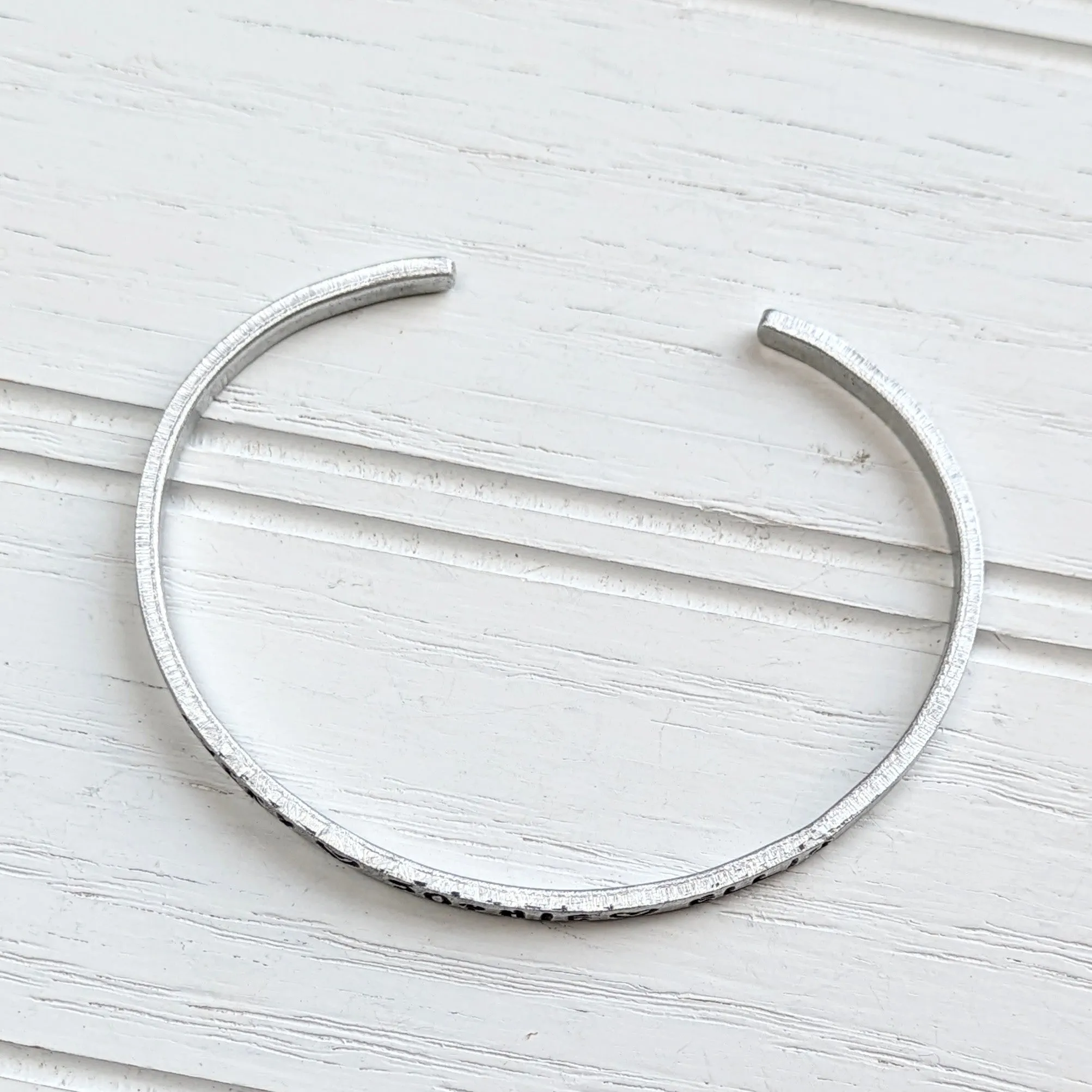 Custom Skinny Cuff Bracelet
