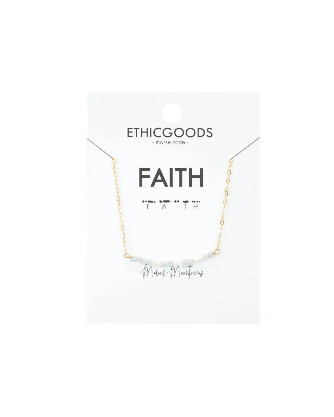 Dainty Morse Code Necklace