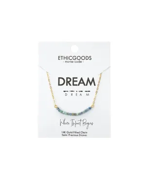Dainty Morse Code Necklace