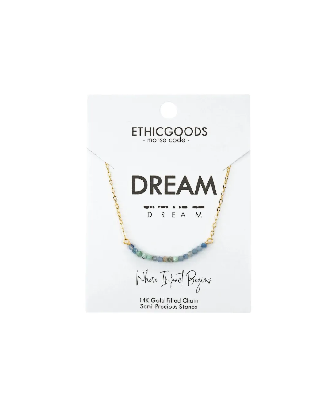 Dainty Morse Code Necklace