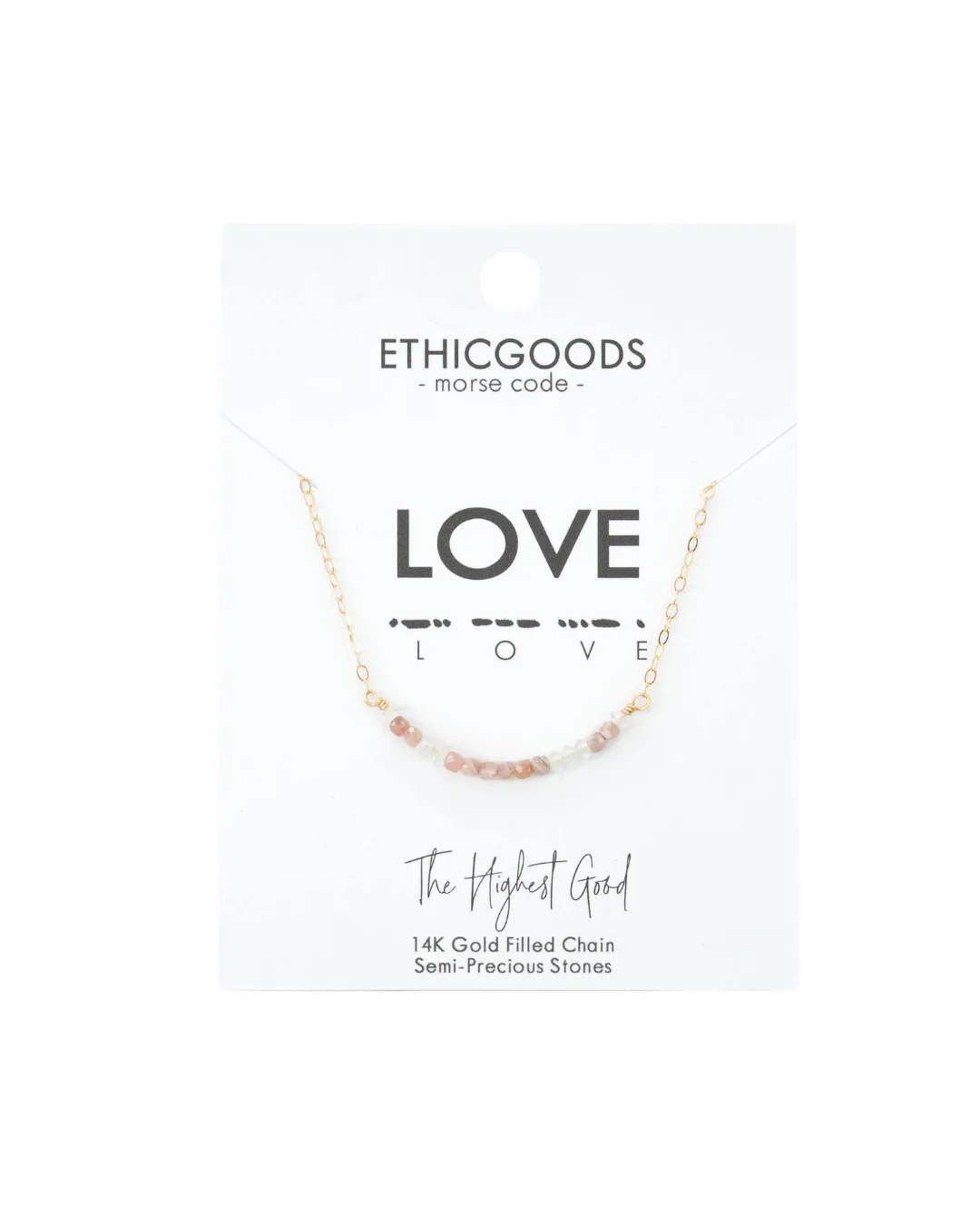 Dainty Morse Code Necklace
