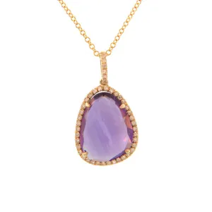 Diamond and Amethyst Necklace