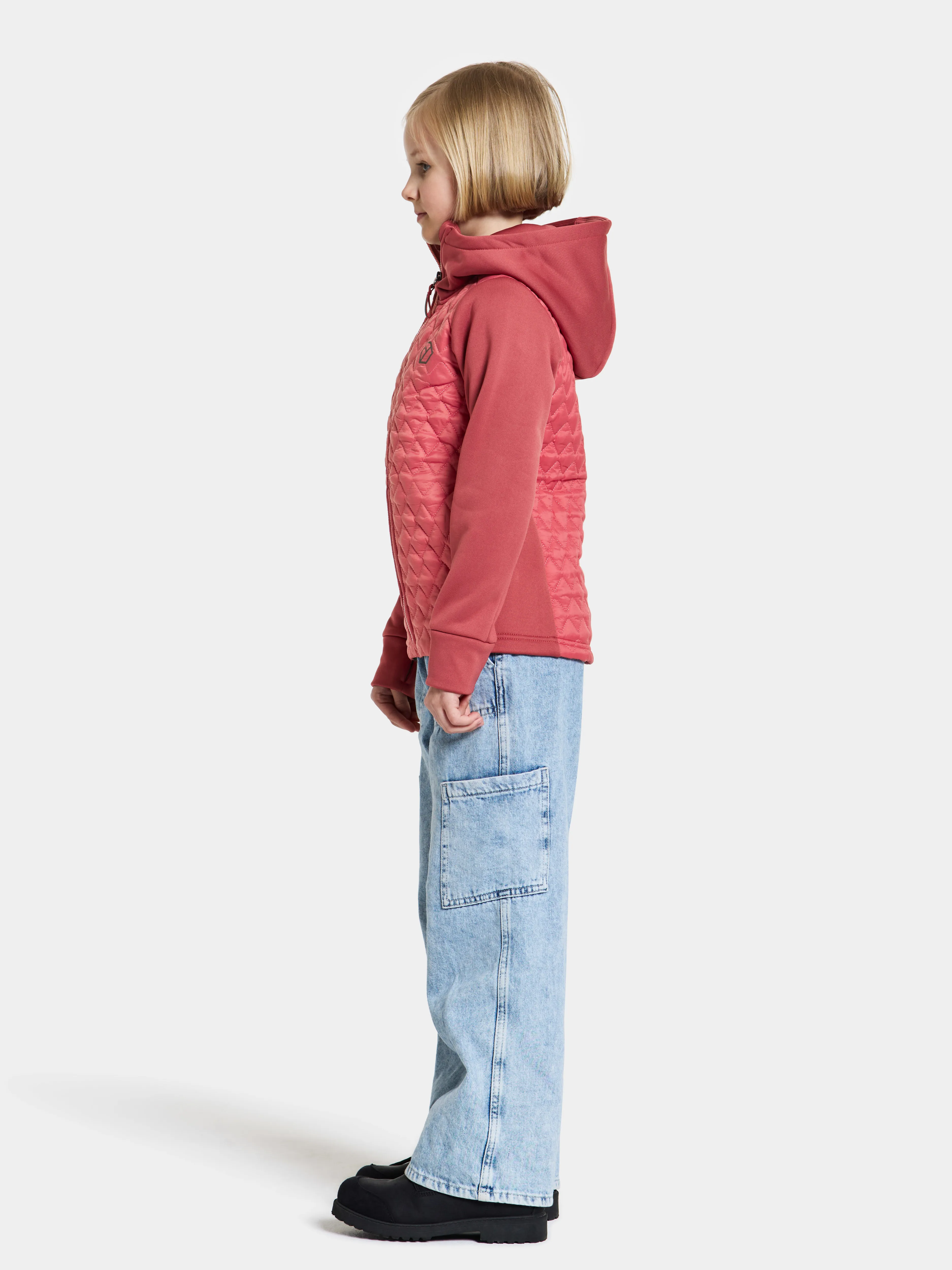 Didriksons Kids&#x27; Kapris Full Zip Garnet Red | Buy Didriksons Kids&#x27; Kapris Full Zip Garnet Red here | Outnorth
