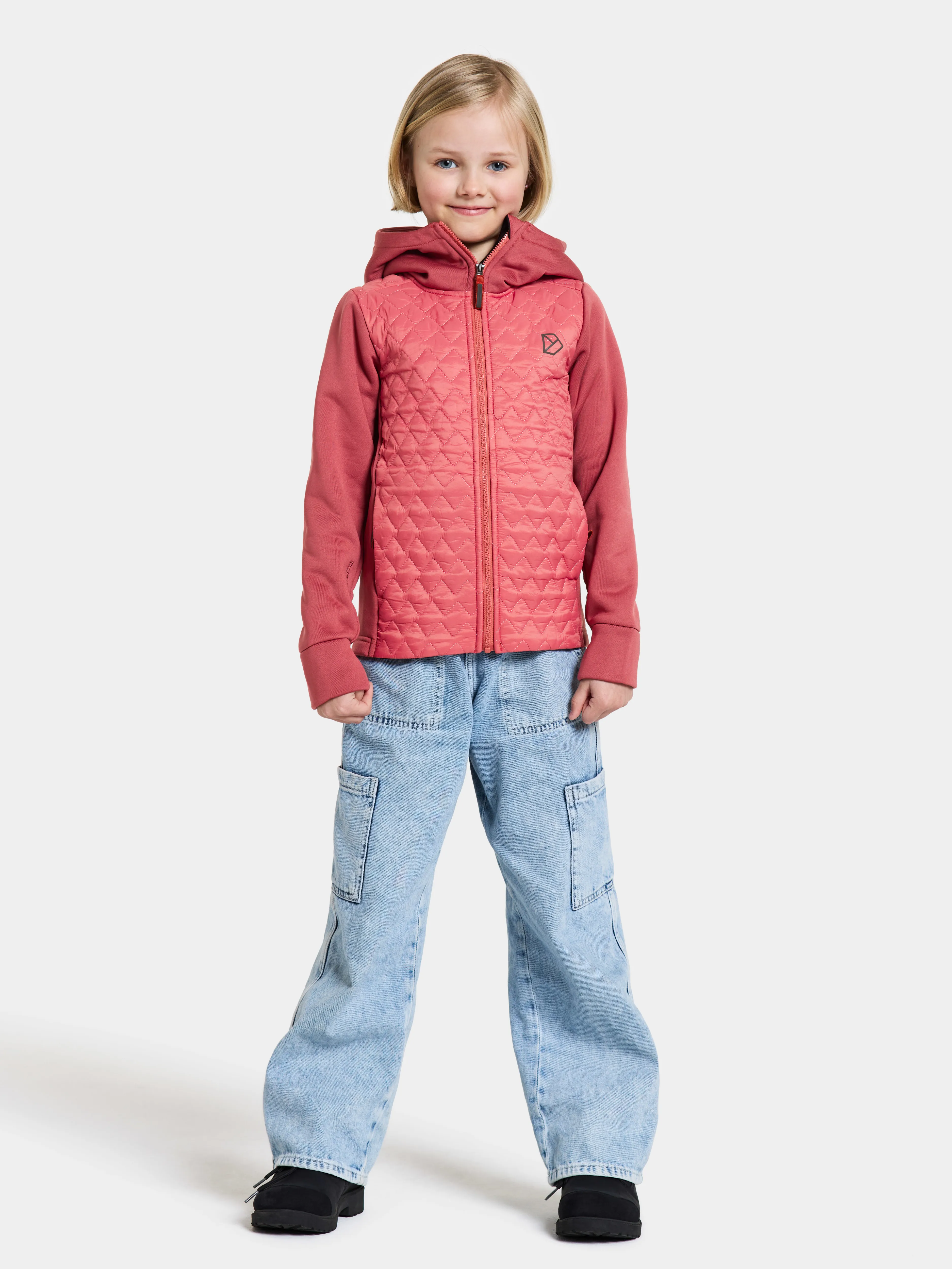 Didriksons Kids&#x27; Kapris Full Zip Garnet Red | Buy Didriksons Kids&#x27; Kapris Full Zip Garnet Red here | Outnorth