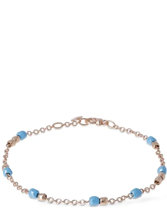 DoDo   9kt Rose gold &amp; turquoise bracelet 