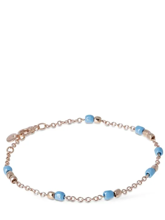 DoDo   9kt Rose gold &amp; turquoise bracelet 