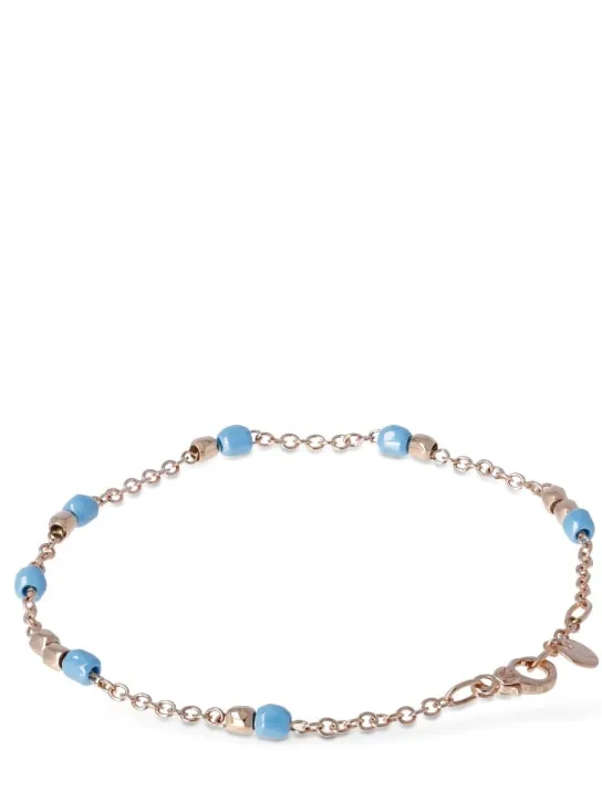 DoDo   9kt Rose gold &amp; turquoise bracelet 