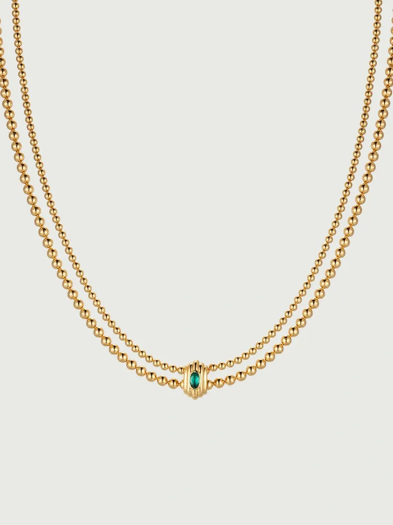 Double Beaded Necklace