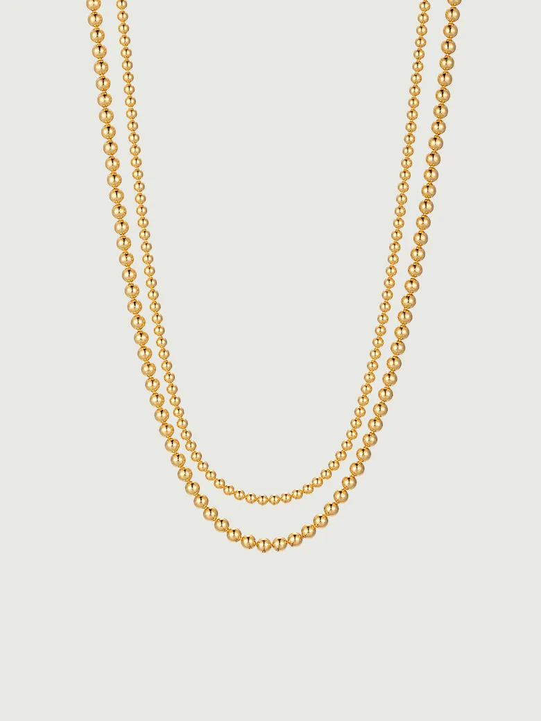 Double Beaded Necklace