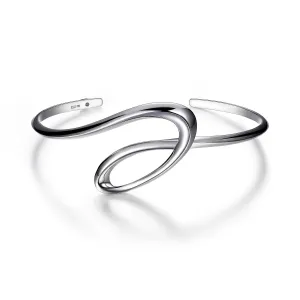 Elle - Sterling Silver "Eternity" Cuff
