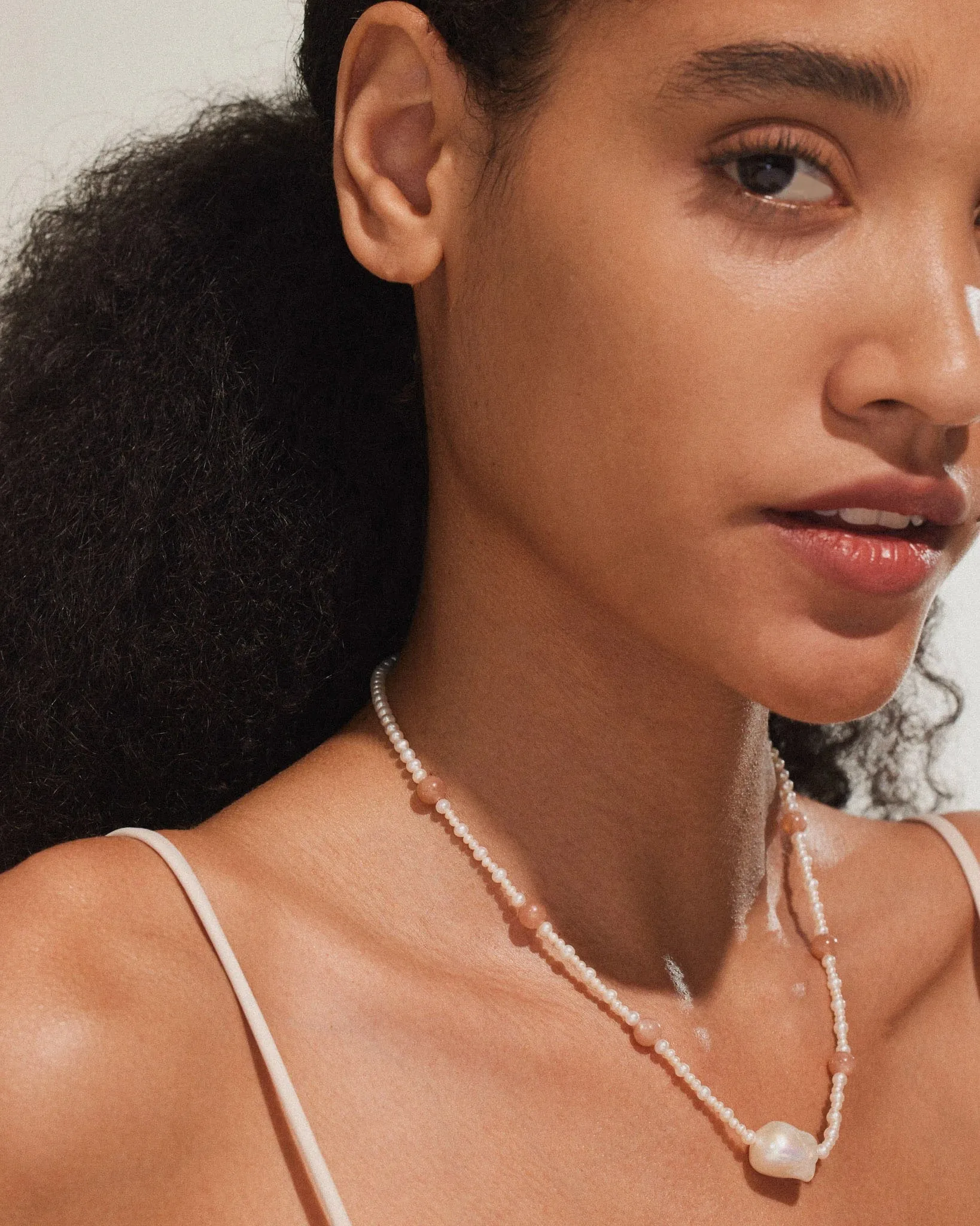 Ember Pearl Necklace