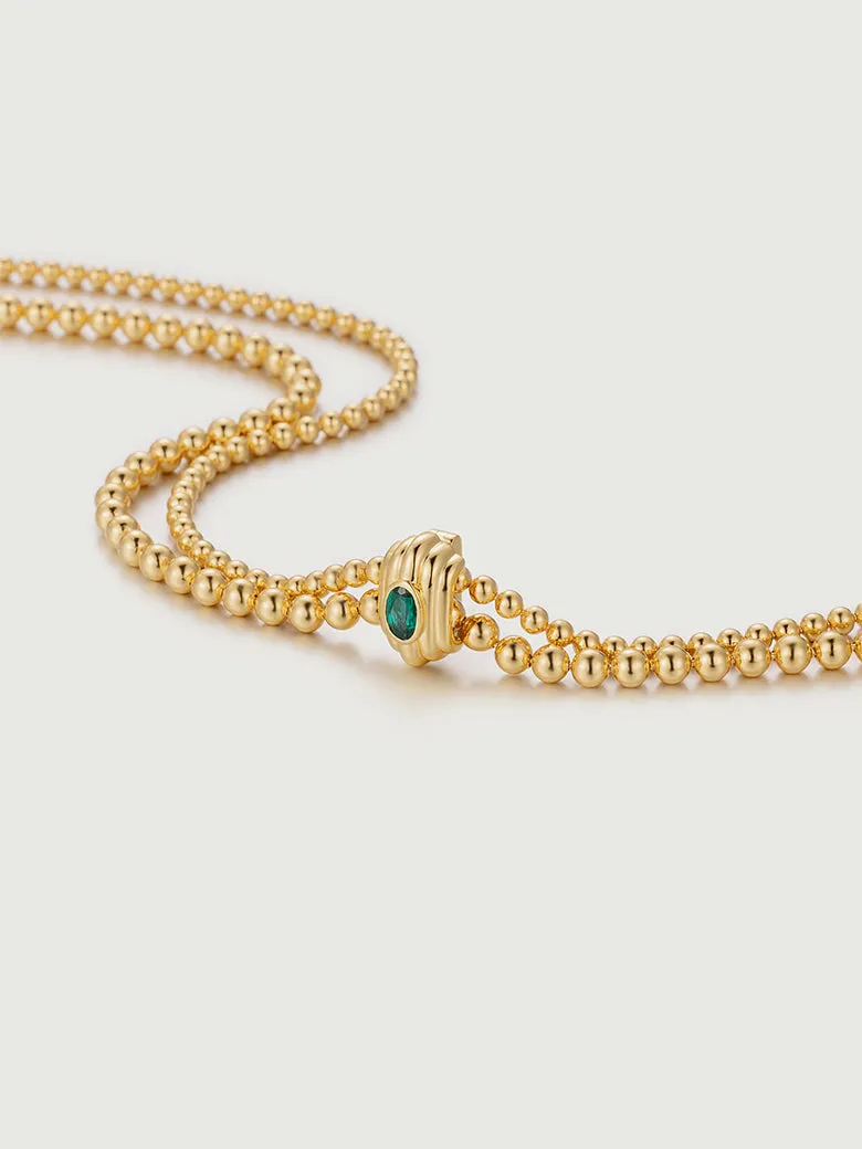 Emerald Clip Pendant