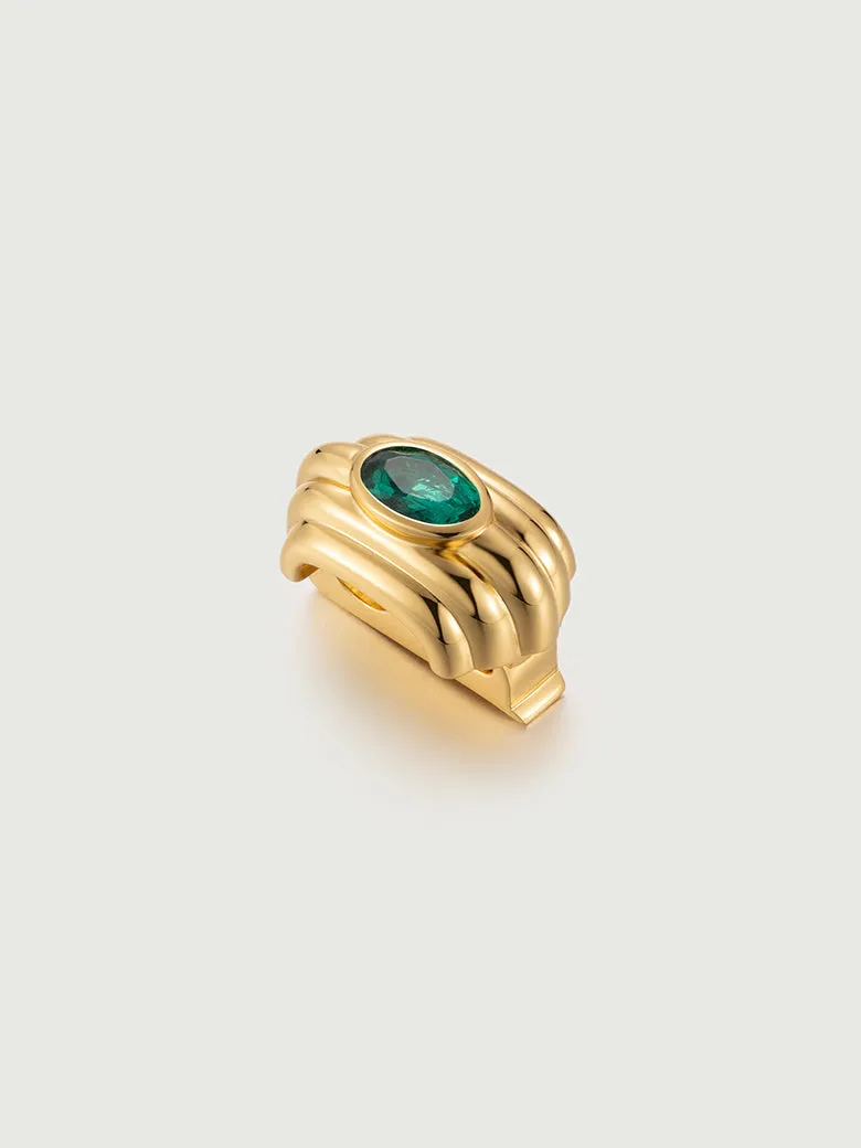 Emerald Clip Pendant