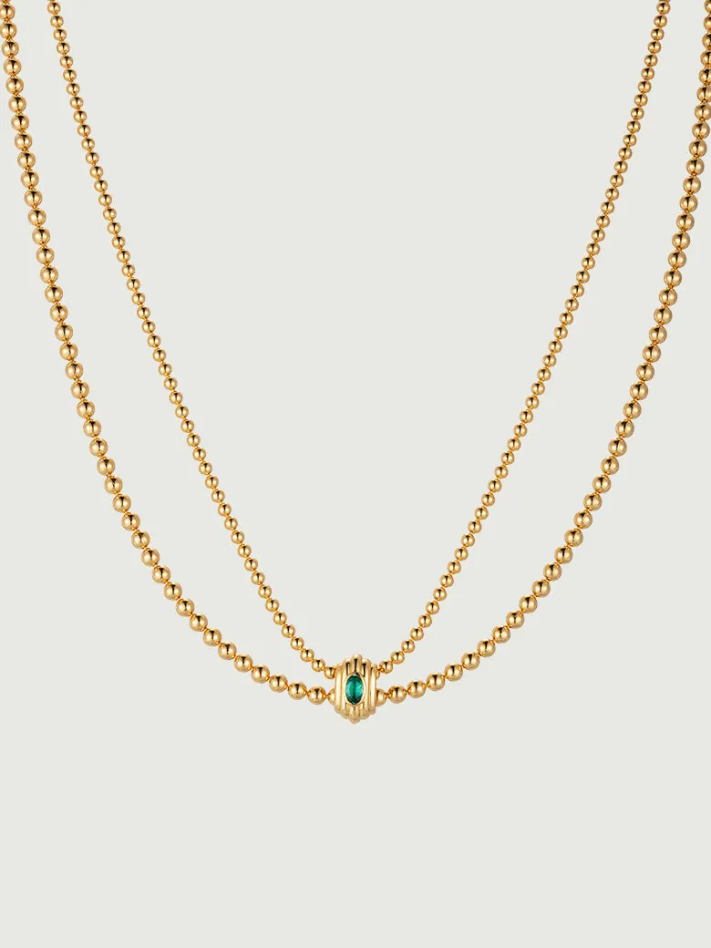 Emerald Clip Pendant