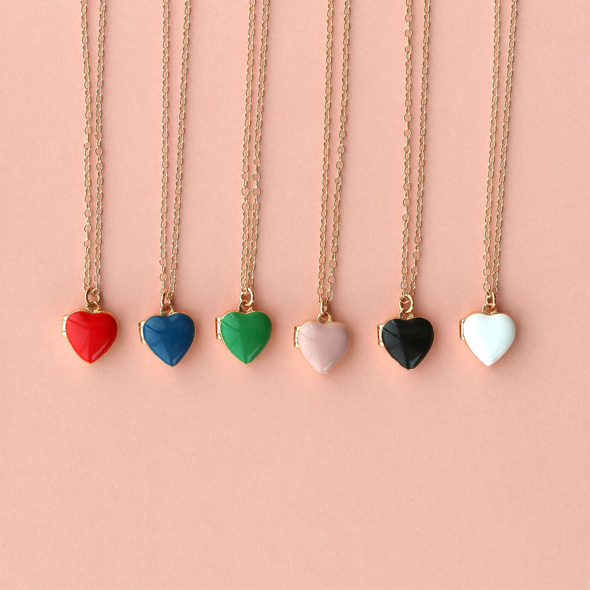 Enamel Heart Locket