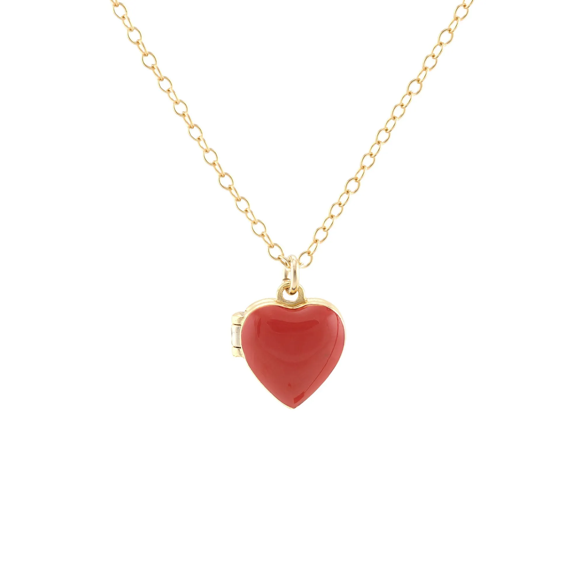Enamel Heart Locket