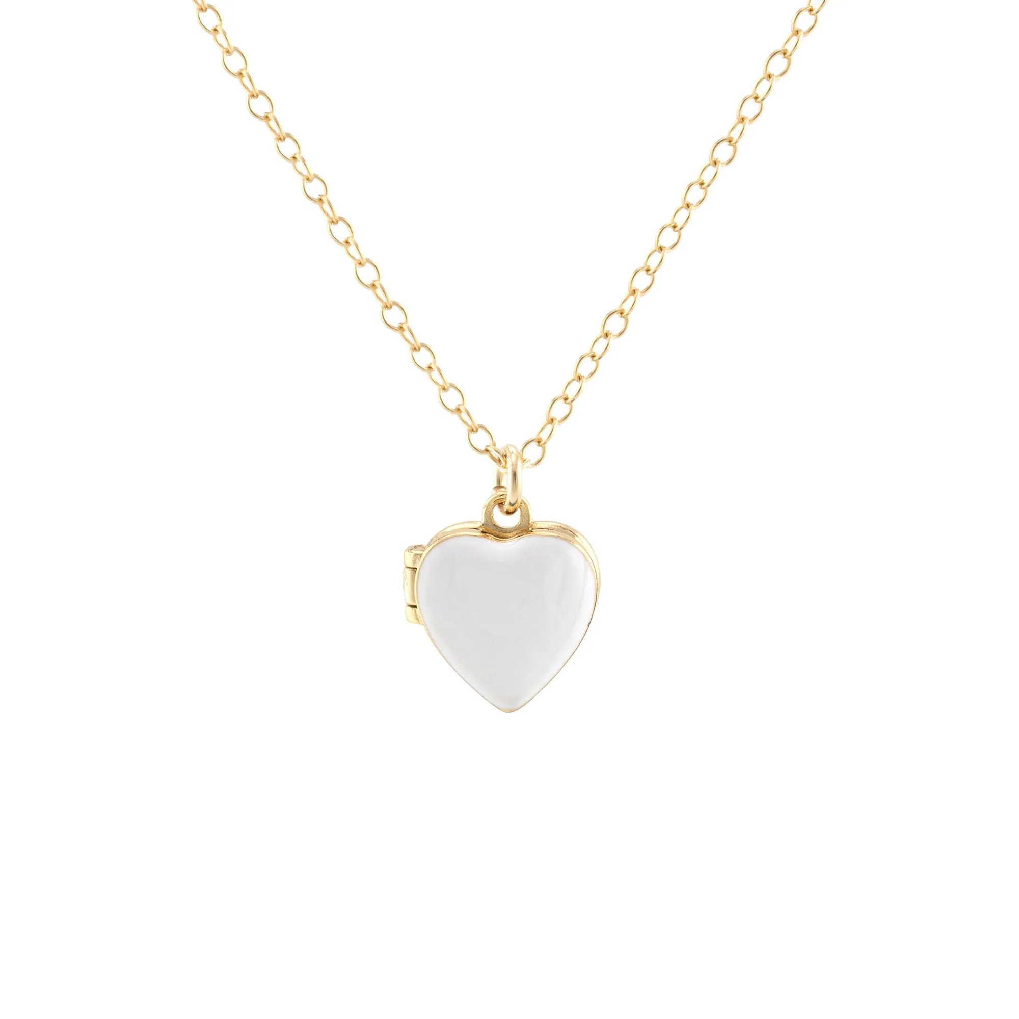 Enamel Heart Locket