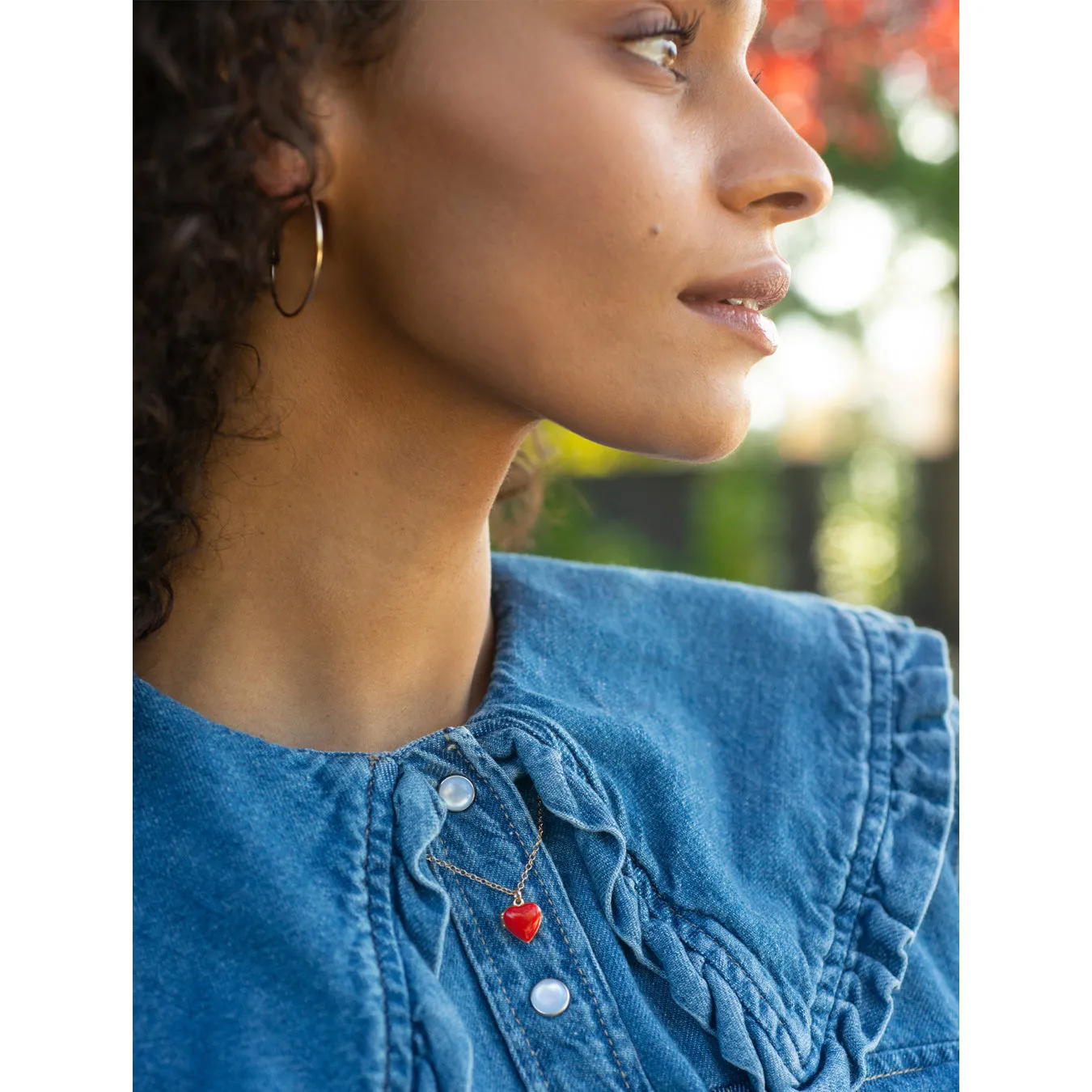 Enamel Heart Locket