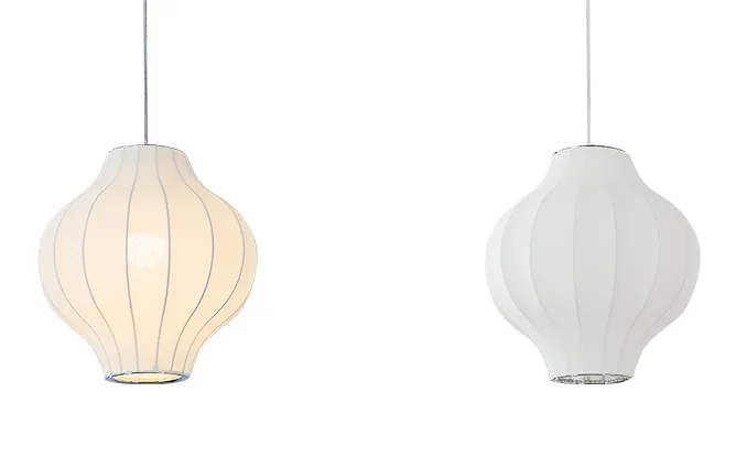 Eskil Oriental Art Decor Cacoon Pendant Light