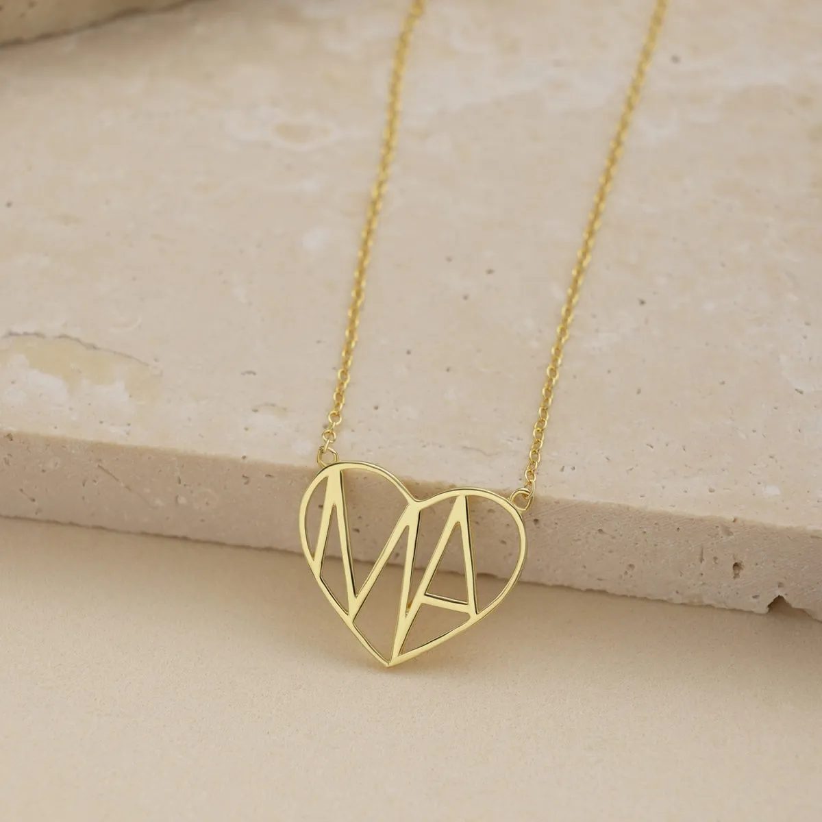 Eternal Mom Heart Necklace - Gold