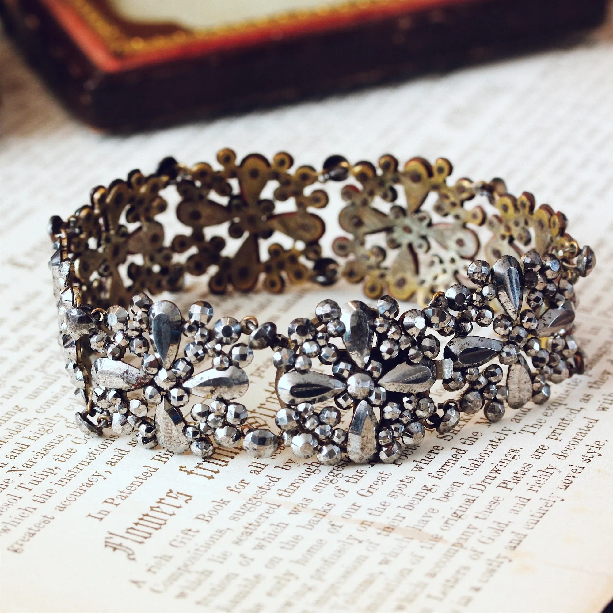 Exceptional Georgian Cut Steel Bracelet