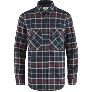 Fjällräven Men&#x27;s Övik Twill Shirt Dark Navy-Dark Garnet | Buy Fjällräven Men&#x27;s Övik Twill Shirt Dark Navy-Dark Garnet here | Outnorth