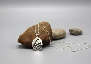 Ganesh Om Sterling Silver Pendant